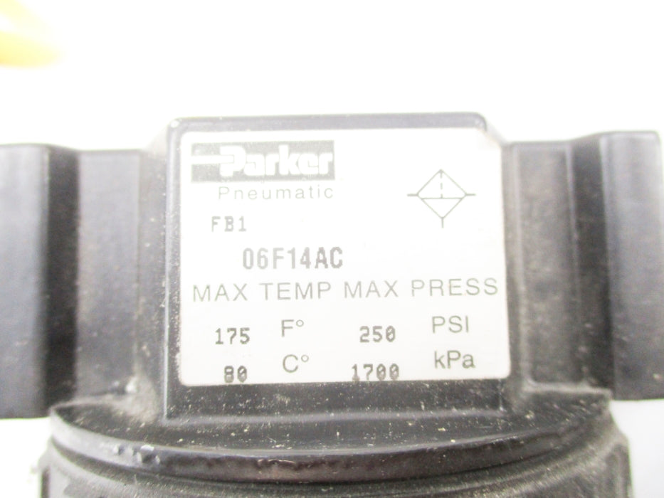 PARKER 06F14AC 250PSI UNMP