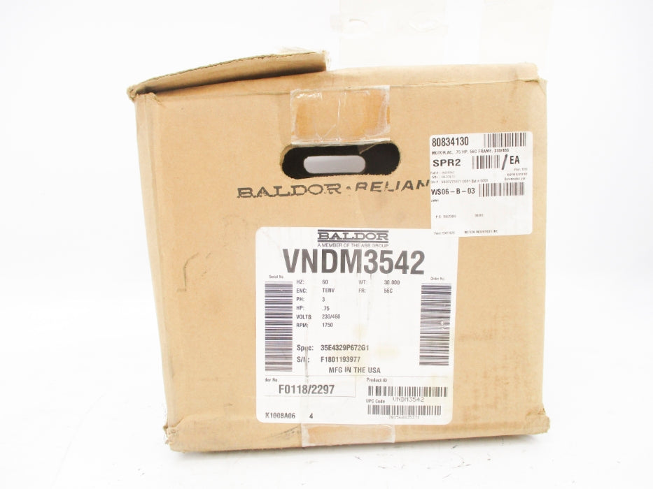 BALDOR VNDM3542 NSMP