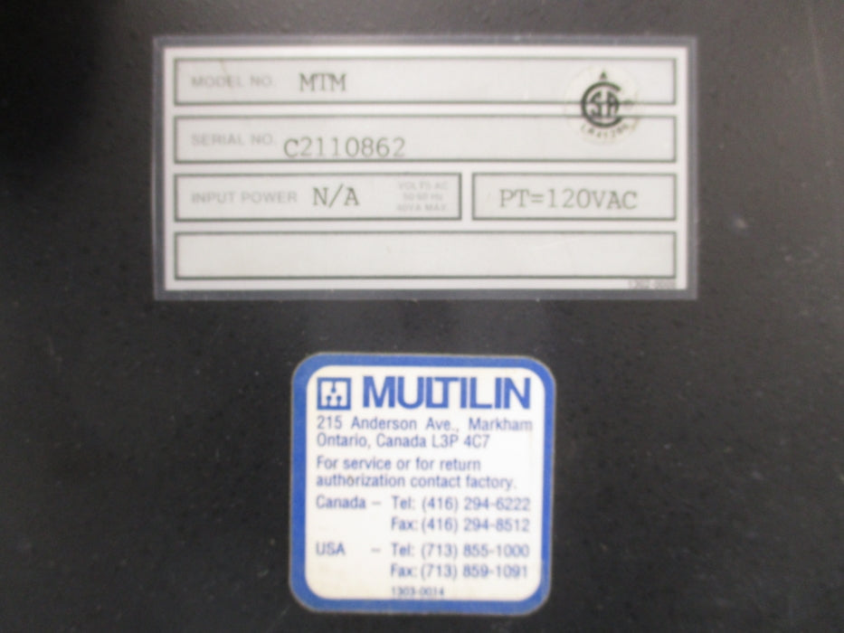 MULTILIN MTM UNMP