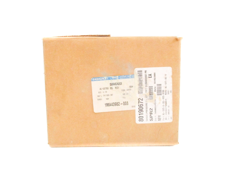ASHCROFT 451377SS02LXED160# NSMP