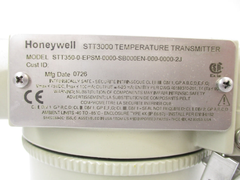 HONEYWELL STT350-0-EPSM-0000-SB000EN-000-0000-2J NSNP