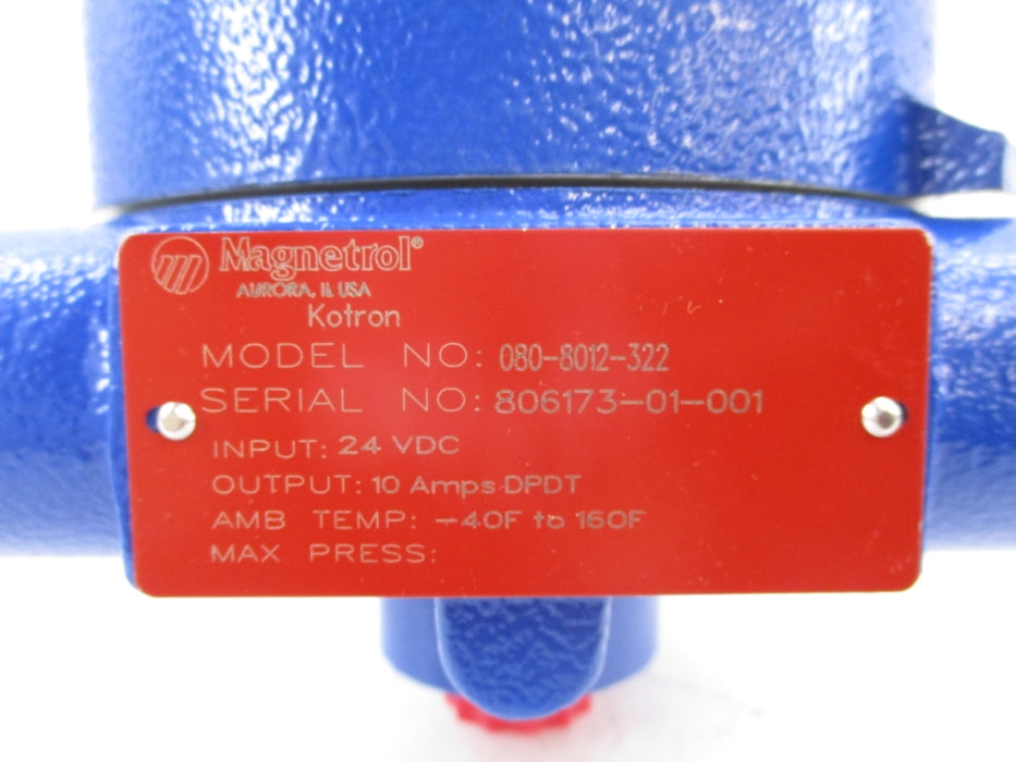 MAGNETROL 080-8012-322 NSNP
