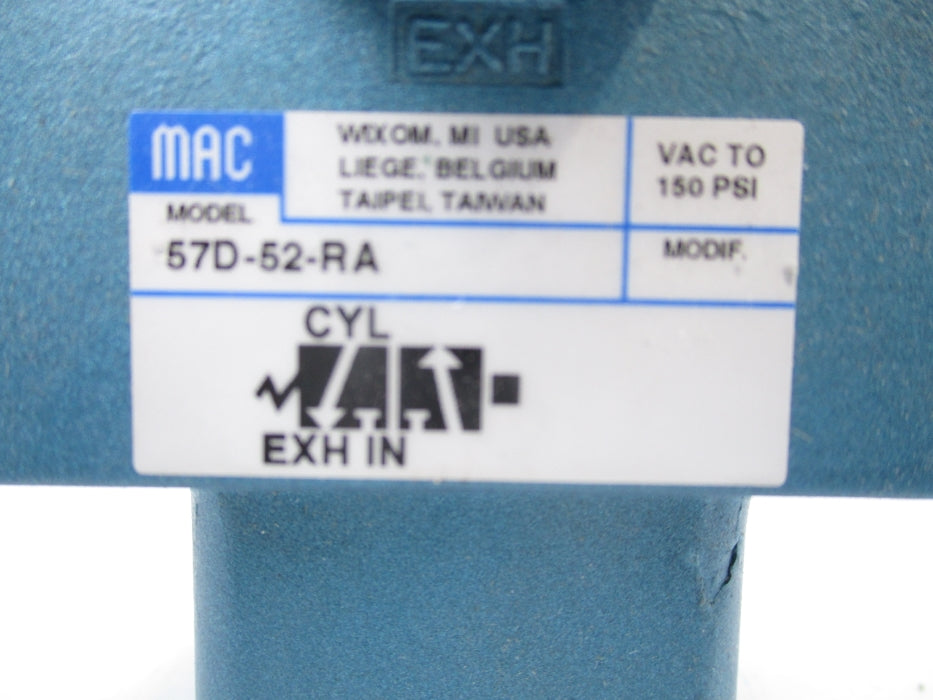 MAC 57D-52-RA 150PSI UNMP