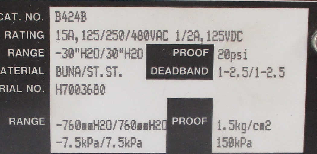 ASHCROFT B424B 20PSI NSNP