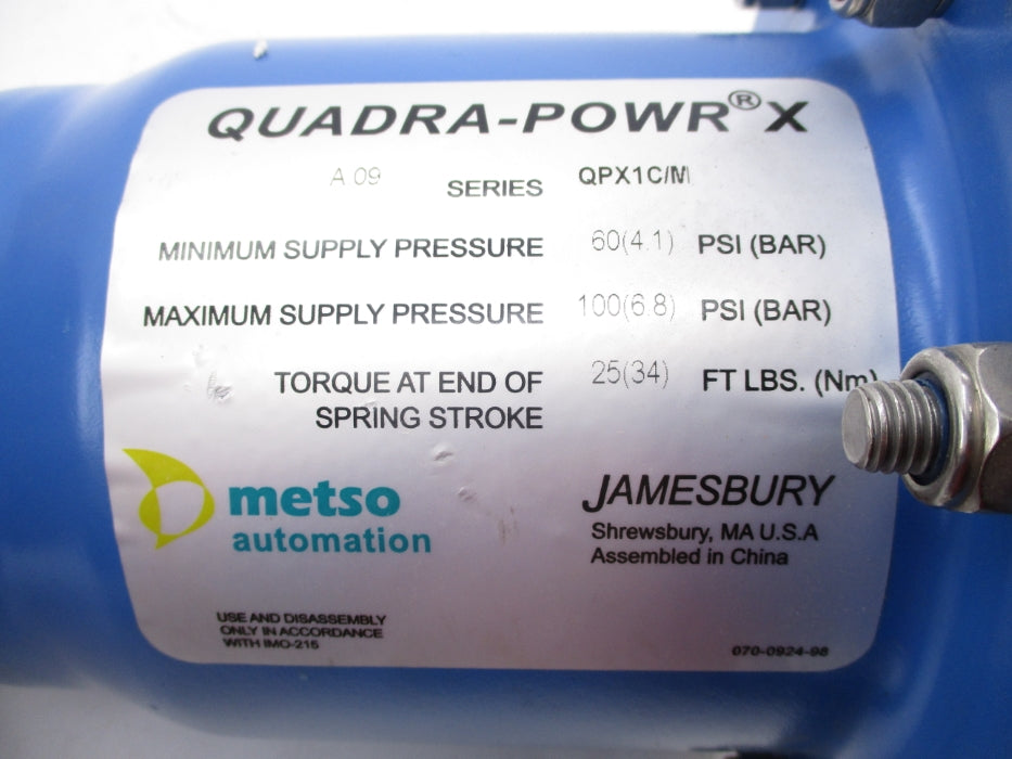 JAMESBURY QPX1C/M 100PSI NSNP