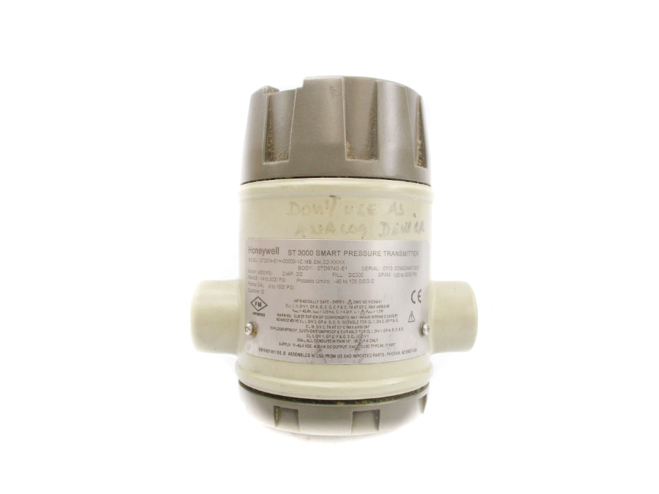 HONEYWELL STD974-E1H-00000-1C,MB,SM,S2-XXXX 4500PSI UNMP