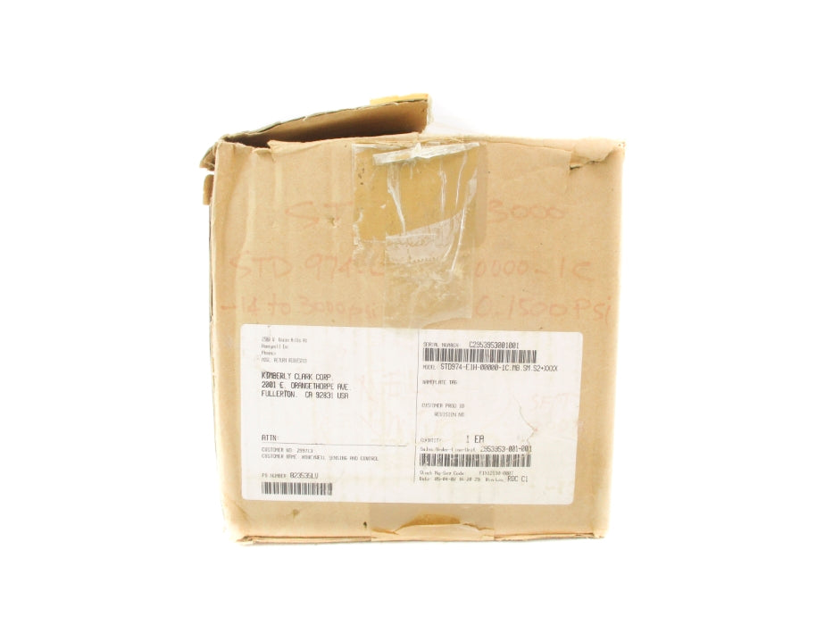 HONEYWELL STD974-E1H-00000-1C,MB,SM,S2+XXXX 4500PSI NSMP