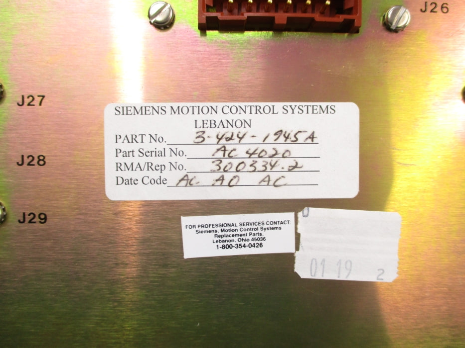SIEMENS 3-424-1945A UNMP