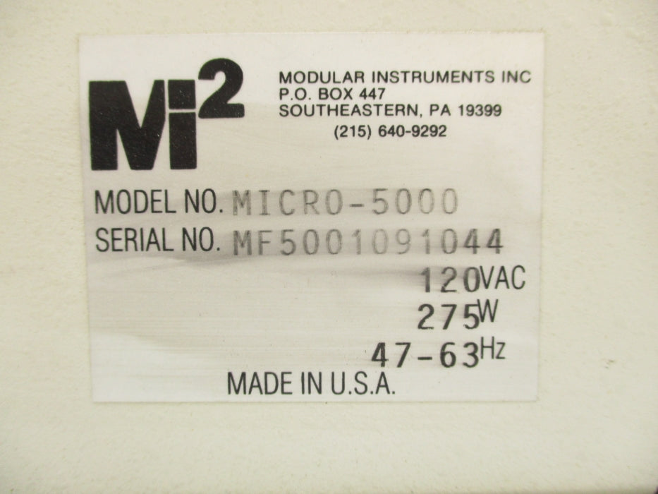 MODULAR INSTRUMENTS M5000 UNMP