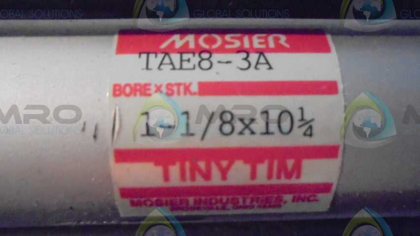 MOSIER INDUSTRIES TAE8-3A (1-1/8x10 1/4) BORE STOKE *NEW NO BOX*