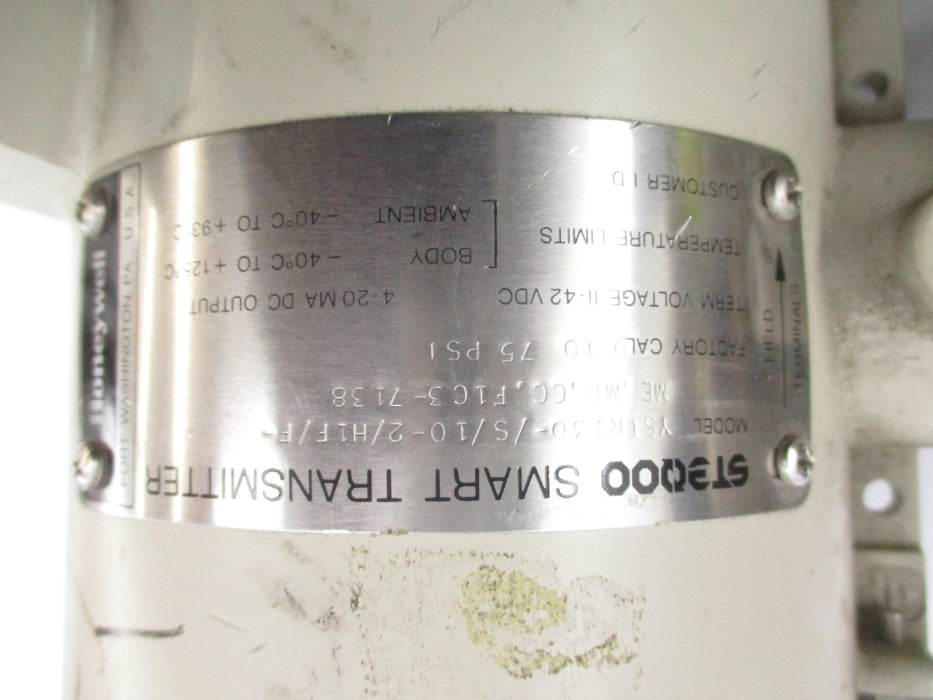 HONEYWELL YSTR130-/S/10-2/H1F/F-ME.MB.CC.F1C3-7138 NSNP
