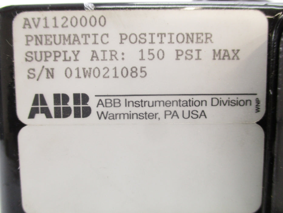 ABB AV1120000 150PSI (AS PICTURED) NSNP