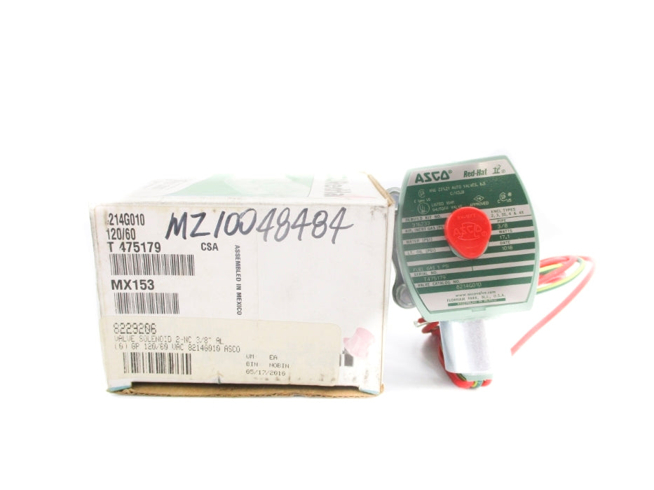 ASCO 8214G010 120V 5PSI 3/8" NSMP