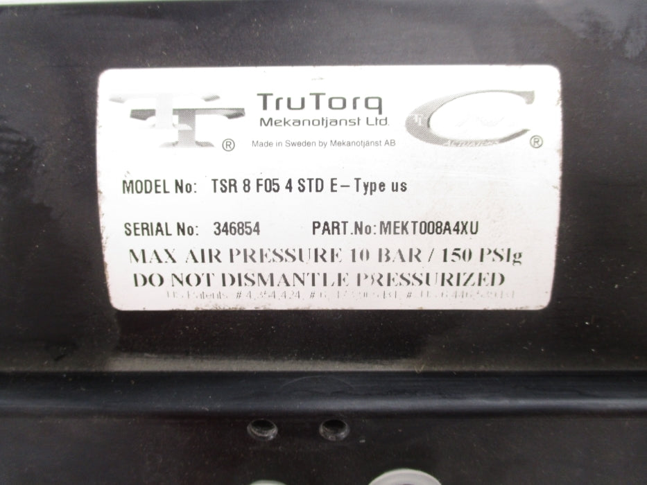 TRUTORQ TSR8F054STDE MEKT008A4XU 150PSI UNMP