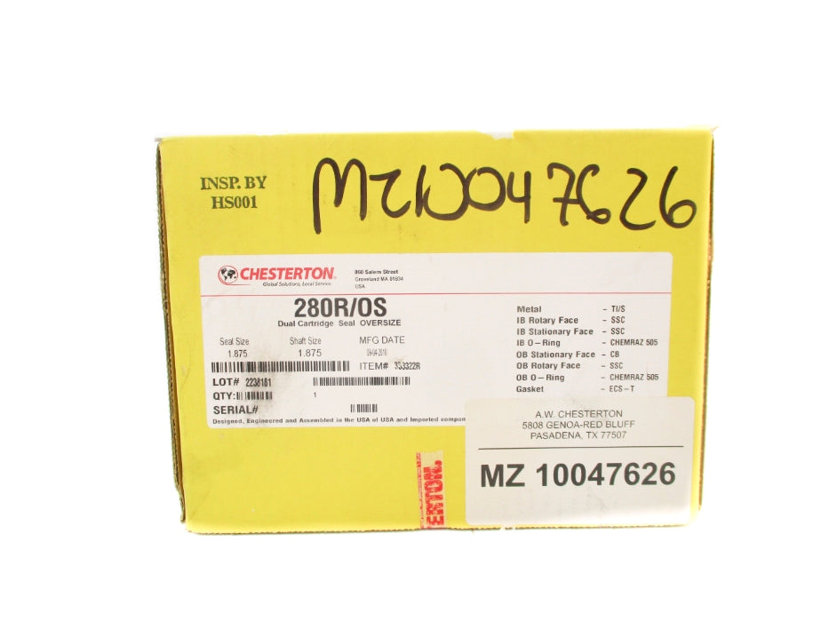 CHESTERTON 280R/OS 1.875 NSFS