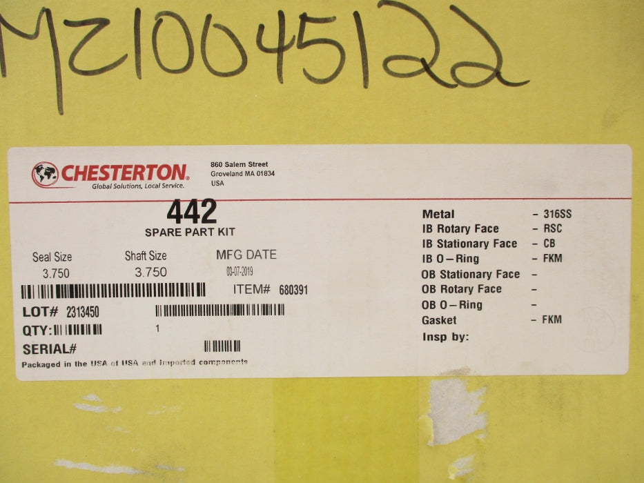 CHESTERTON 442 3.750 NSFS