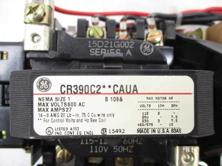 GENERAL ELECTRIC CR390C2**CAUA 120V UNMP