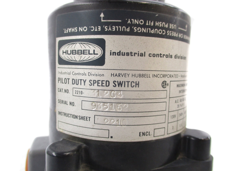 HUBBELL 2210-312C4 UNMP