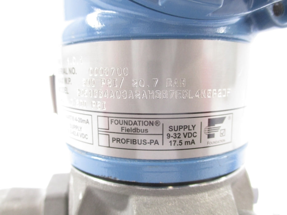 ROSEMOUNT 3051CG4A03A2AH3B7E5L 300PSI NSNP