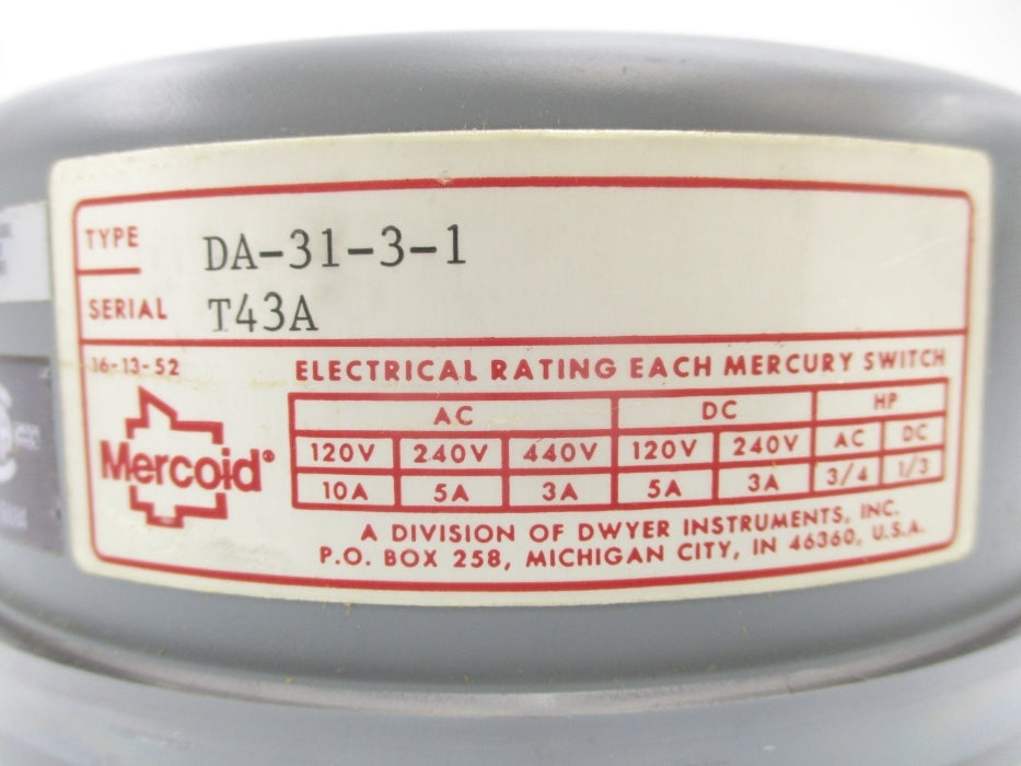 MERCOID DA-31-3-1 UNMP