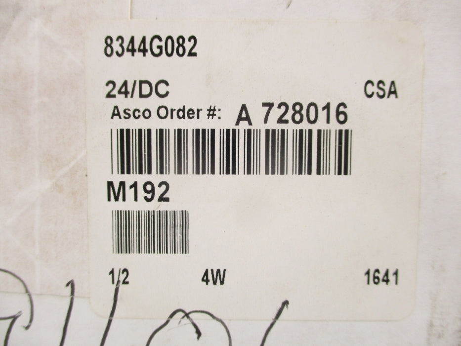 ASCO 8344G082 24VDC NSFS