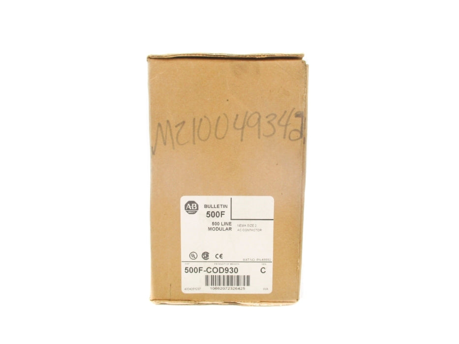 ALLEN BRADLEY 500F-COD930 SER. C (AS PICTURED) (BR/WH) NSMP