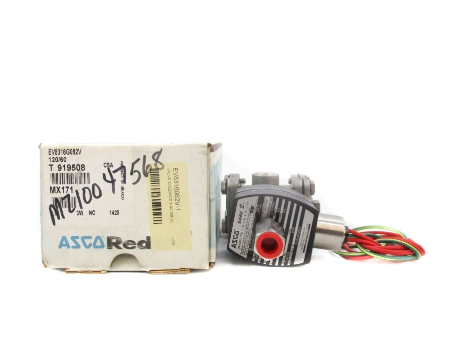 ASCO EV8316G082V 120V 3/8" NSMP