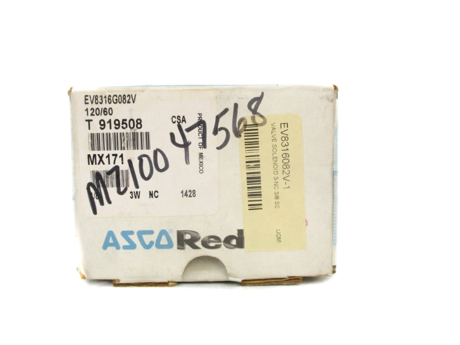 ASCO EV8316G082V 120V 3/8" NSMP