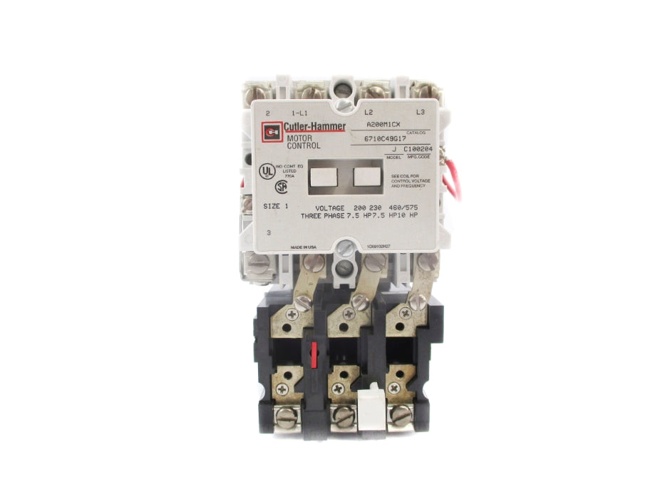 CUTLER HAMMER A200M1CX UNMP