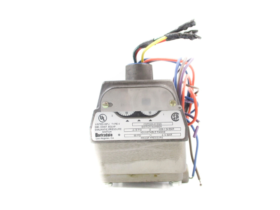BARKSDALE CDPD2H-H18SS .4-18PSI/60PSI NSNP