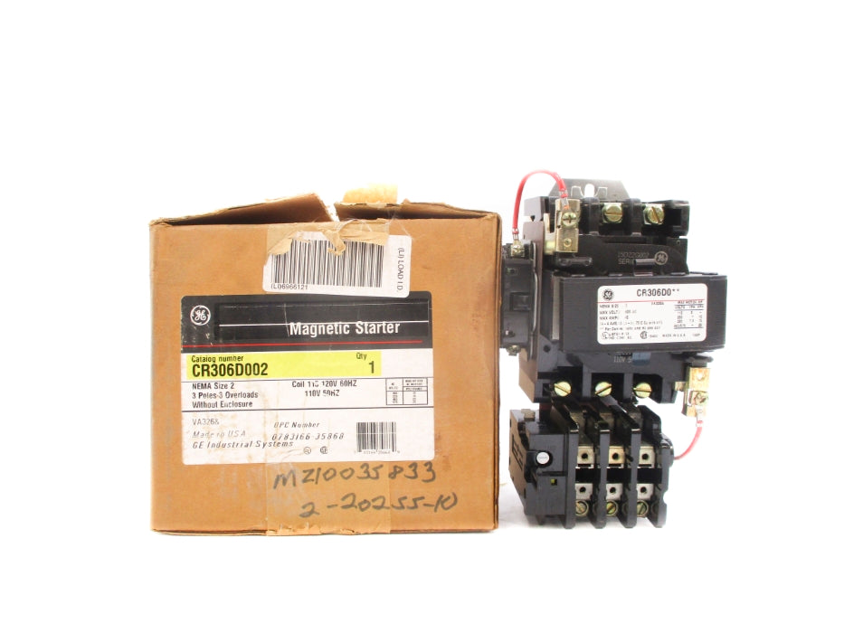 GENERAL ELECTRIC CR306D002 110/115-120V 45A NSMP