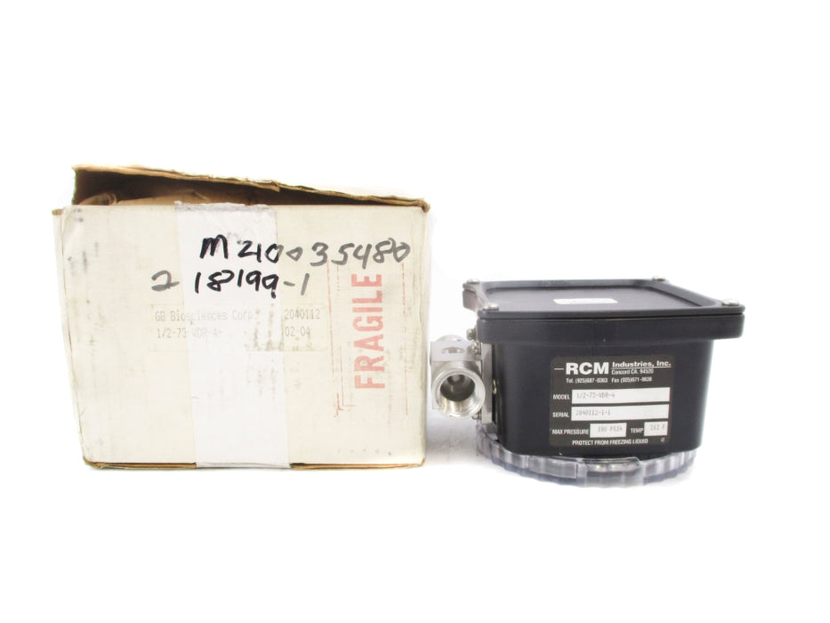 RCM 1/2-73-VDR-4 .5-4.0/180PSI 212F NSMP