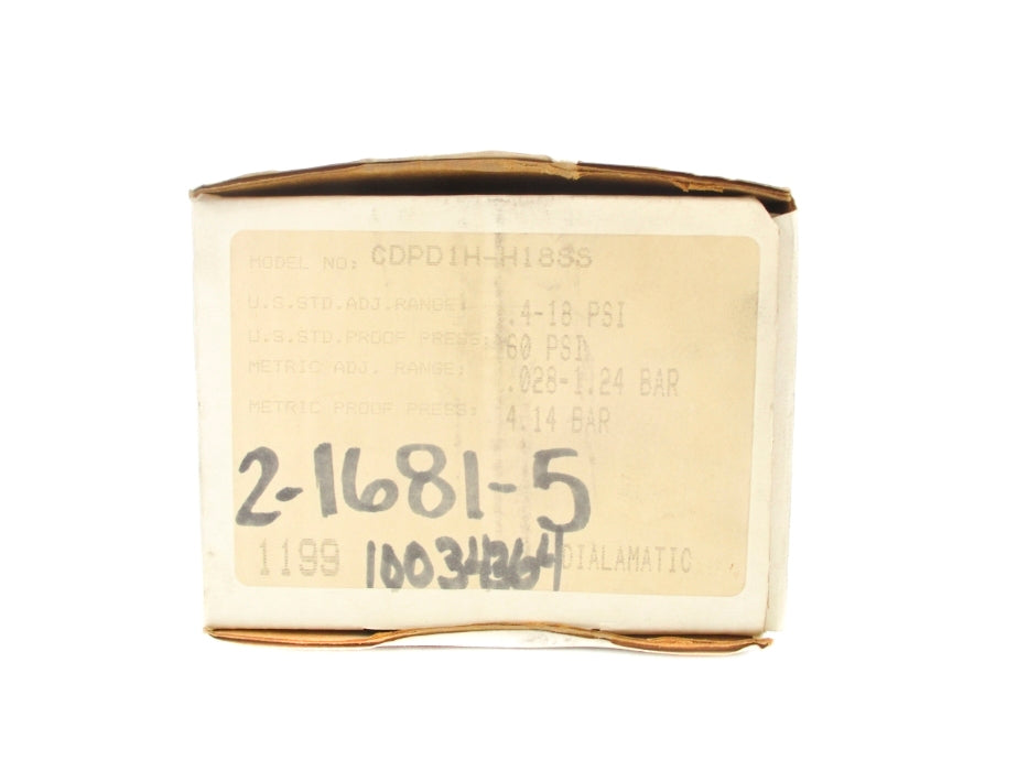 BARKSDALE CDPD1H-H18SS .4-18/60PSI NSMP