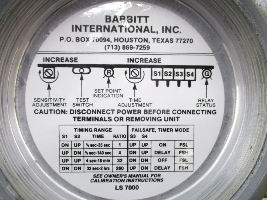 BABBITT LS7000 NSNP