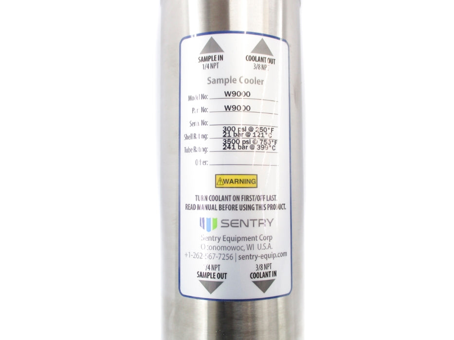 SENTRY EQUIPMENT W9000 300/3500PSI 250/750F NSNP