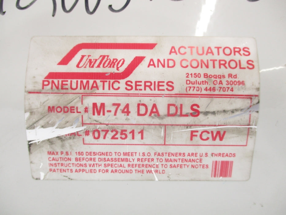 UNITORQ M-74DADLS 150PSI NSNP