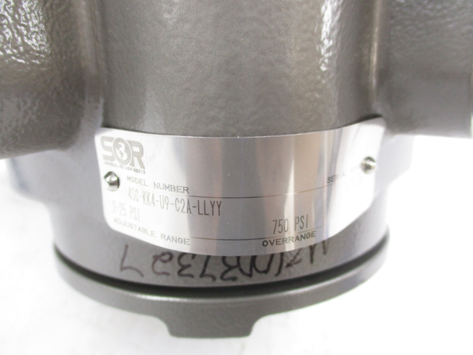 SOR 4SC-KK4-U9-C2A-LLYY 2-25/1000PSI NSNP
