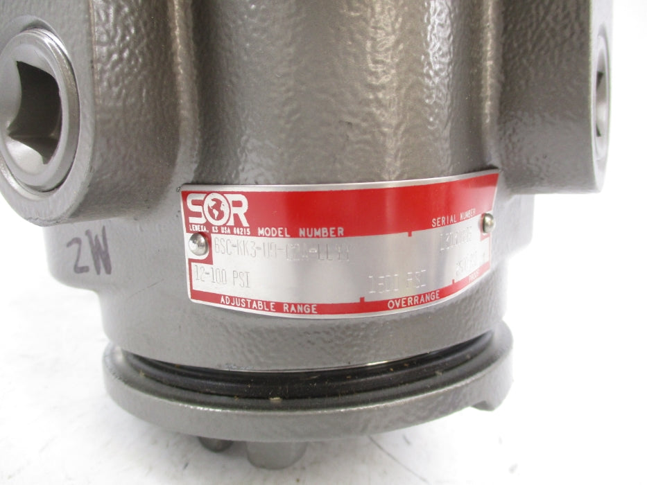 SOR 6SC-KK3-U9-C2A-LLYY 12-100/2500PSI NSNP