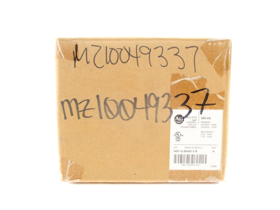 ALLEN BRADLEY 1497-G-BASX-3-N SER. A 480V (BR/WH) NSMP