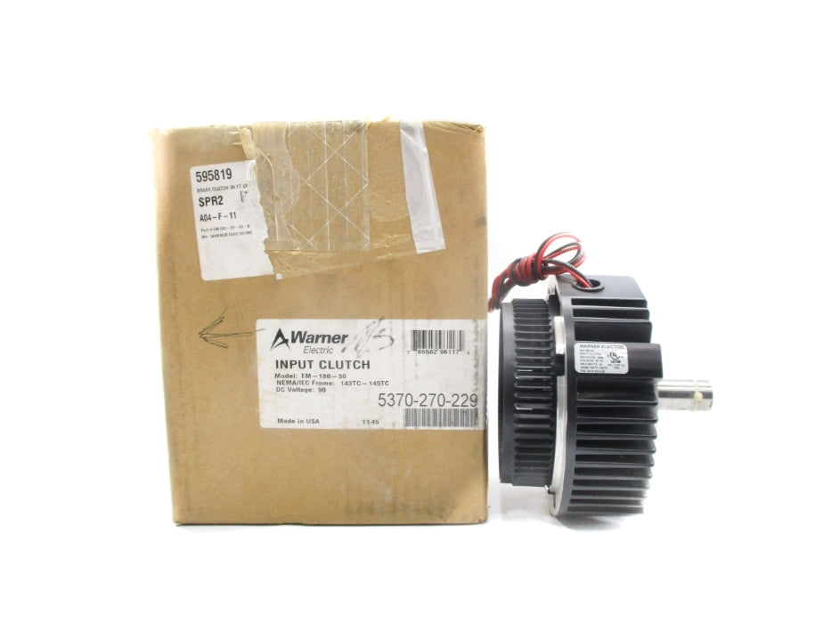 WARNER ELECTRIC 5370-270-229 EM-180-30 NSMP