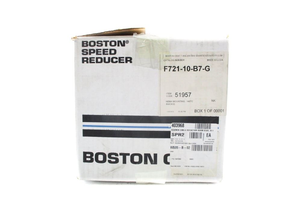 BOSTON GEAR F721-10-B7-G 51957 NSMP
