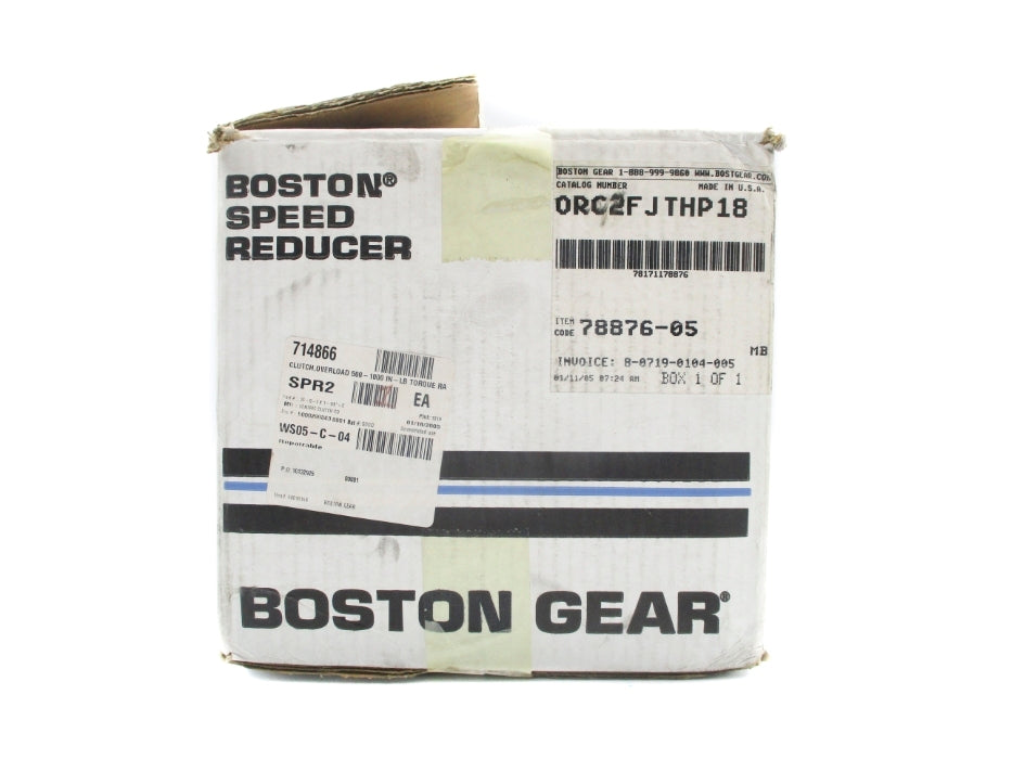 BOSTON GEAR ORC2FJTHP18 NSMP