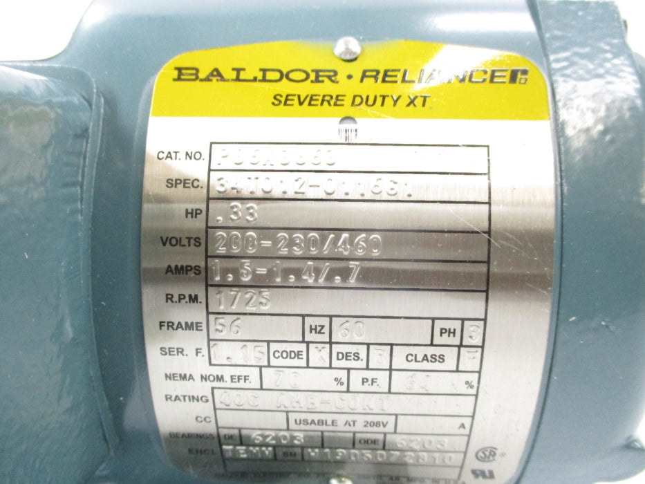 BALDOR P56X3863 NSNP