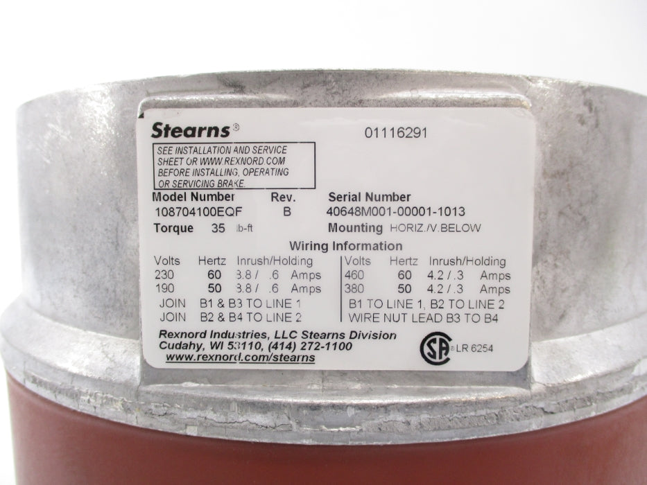 STEARNS 108704100EQF NSNP