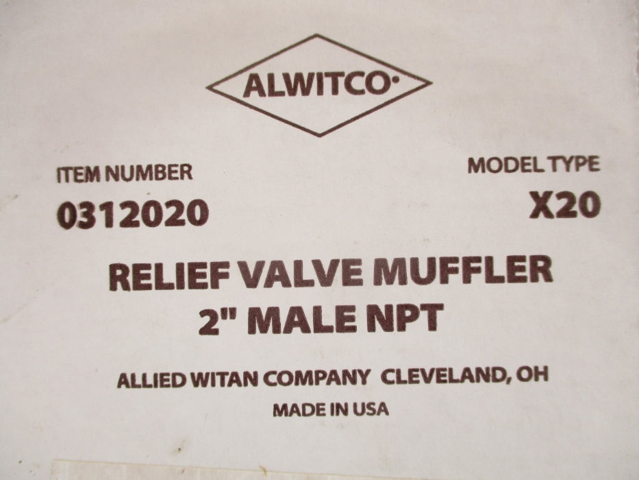 ALWITCO 0312020 X20 NSFS