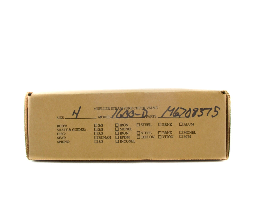 MUELLER STEAM 1600-D M6708375 NSMP