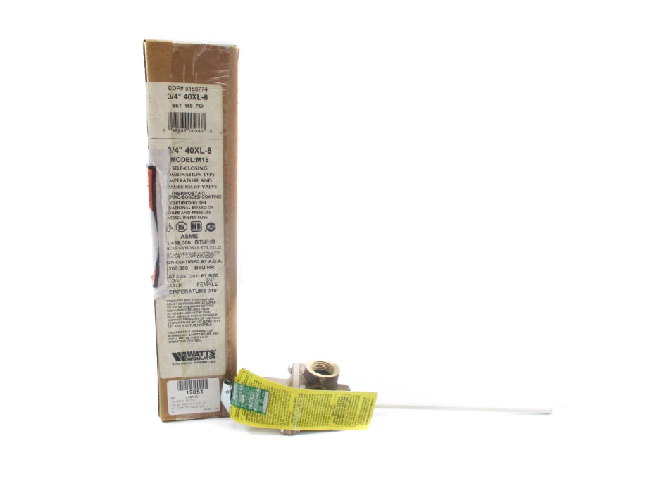 WATTS 0158774 3/4-40XL-8 150PSI NSMP