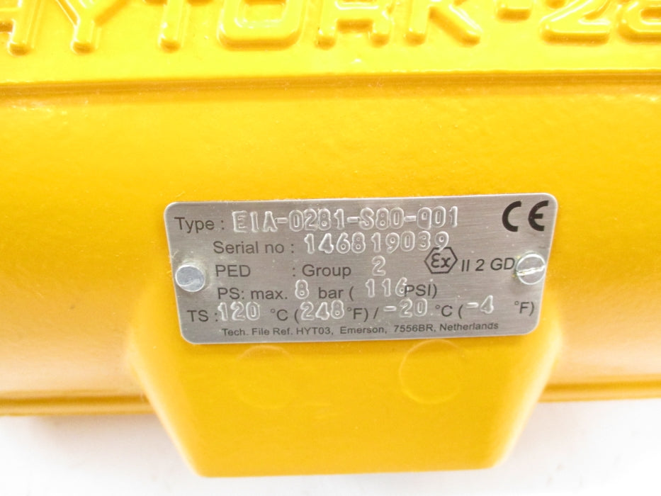 HYTORK E1A-0281-S80-Q01 281 116PSI NSNP