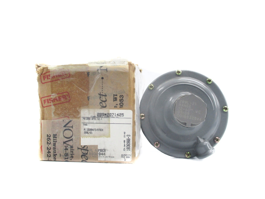 FISHER CONTROLS 289L-21 12-40"WC NSMP