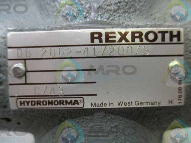 REXROTH DB 20G2-41/200/5 VALVE *NEW NO BOX*
